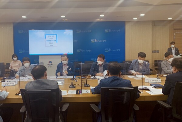▲평택시는 예창섭 부시장 주재로 ‘하반기 지방재정 신속집행 보고회를 개최했다.