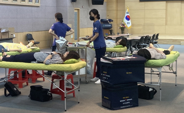 남구, 단체 헌혈 생명 나눔 (사진/광주남구청)