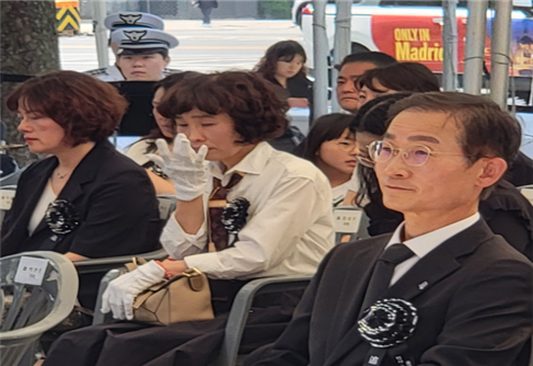 경찰기념공원  전상,순직 경찰관 추념식 참석하고 있는 경찰위원회 김호철 위원장(사진/주창보)